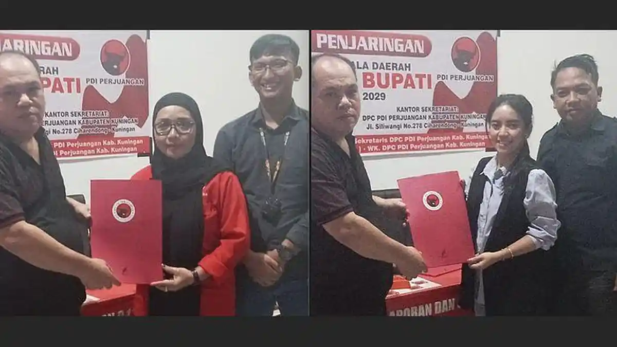 Panitia Desk Pilkada 2024 PDIP Kuningan Terima Pengembalian Formulir Balon Bupati dan Wakil Bupati