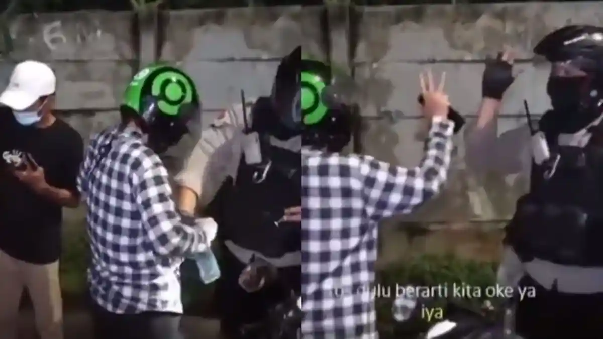 Viral Video Kocak, Cewek Berdandan Ala Cowok Digeledah Polisi, Kaget akan Diraba, 'Udah Tanggung'