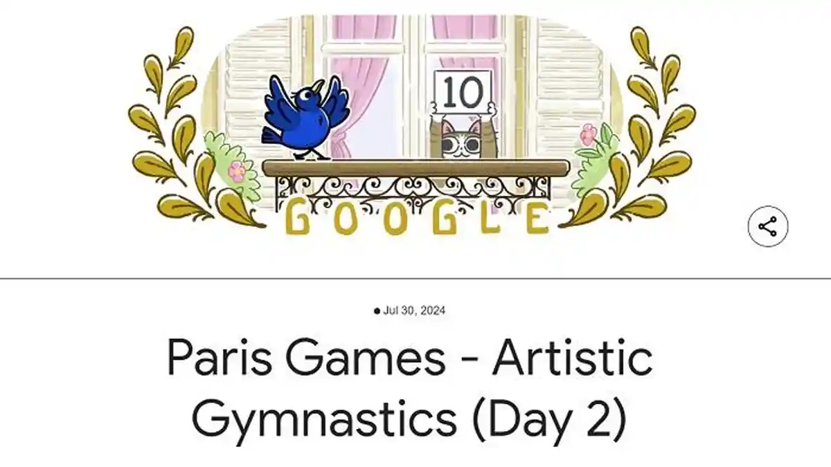 Google Doodle Hari Ini Tampilkan Ilustrasi Olimpiade Senam Artistik, Simak Sejarahnya