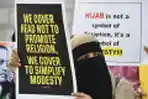 Protes Larangan Jilbab di Sekolah, Muslim India Turun ke Jalan