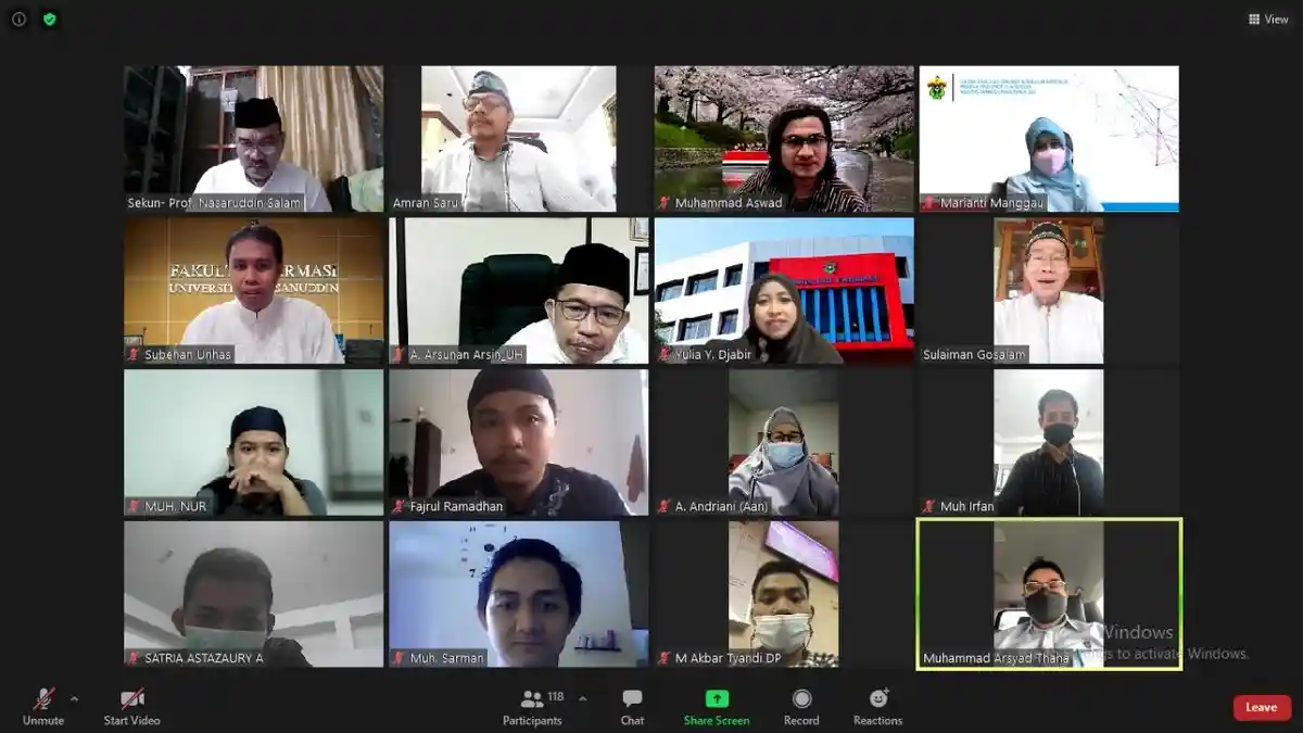 Unhas Gelar GUMSB Virtual, Bahas Ramadan Meraih Hakikat Taqwa