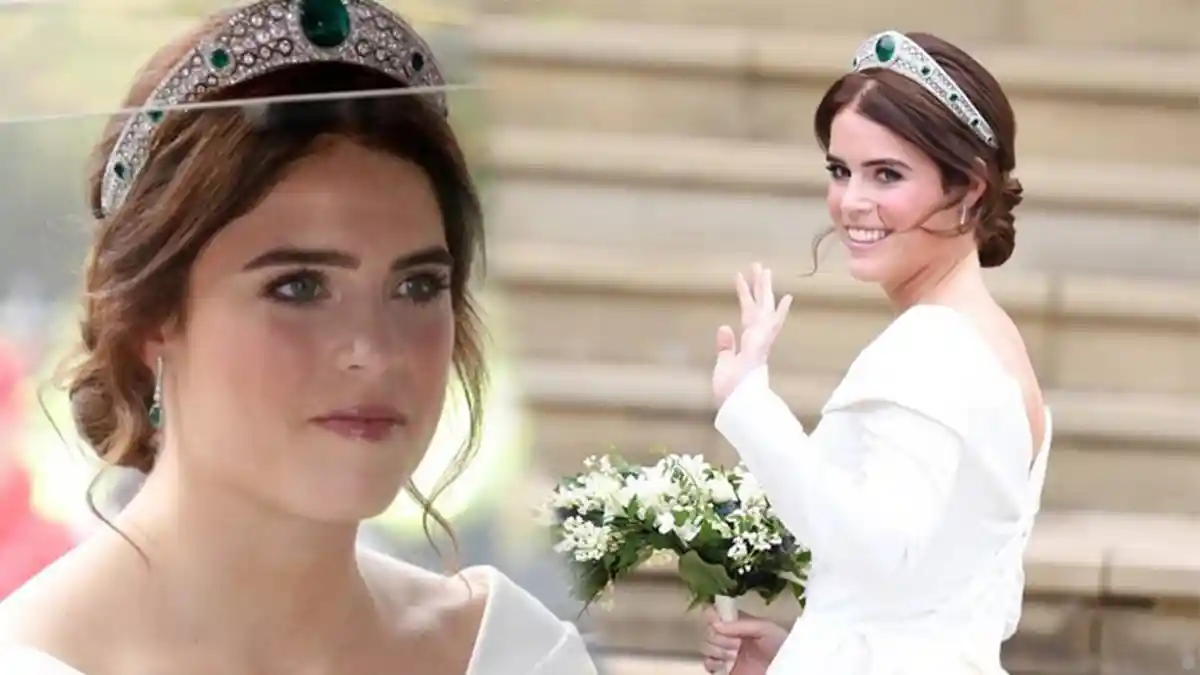 Tetap PD Pakai Backless Dress untuk Pernikahannya, Putri Eugenie Perlihatkan Bekas Luka di Punggung