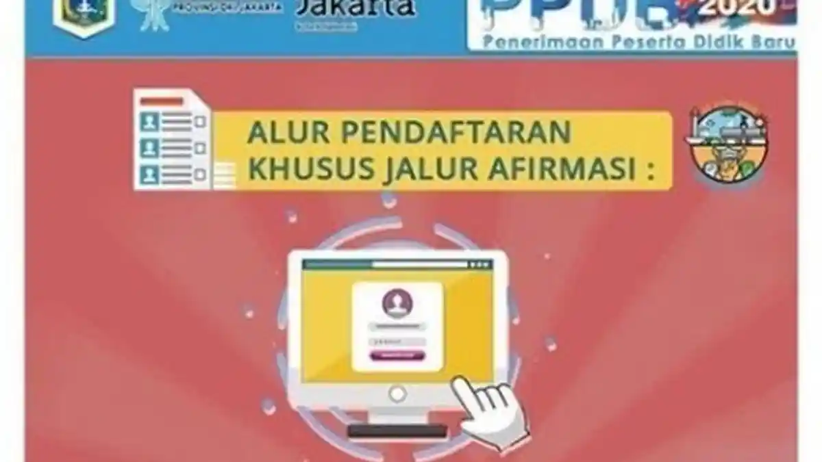 Ppdb.jakarta.go.id 2020 Pendaftaran Jalur Afirmasi, Harus Segera Daftar PPDB Online Jakarta 2020