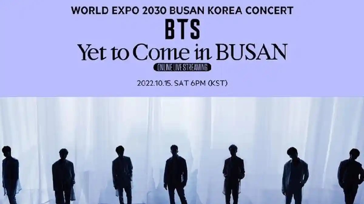 GRATIS Ini Link Nonton Konser BTS Yet to Come in Busan Secara Online, Tayang Hari Ini Pukul 4 Sore