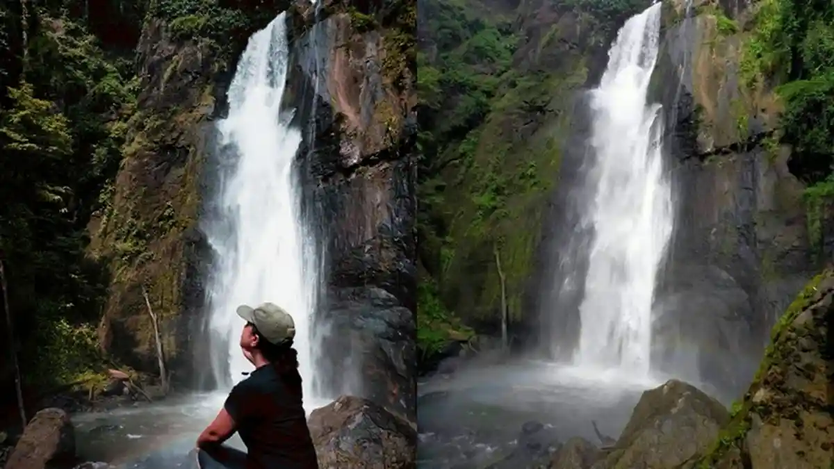 Air Terjun Winosirang di Minahasa Selatan, Bule Sebut Ekstrem Namun Asyik