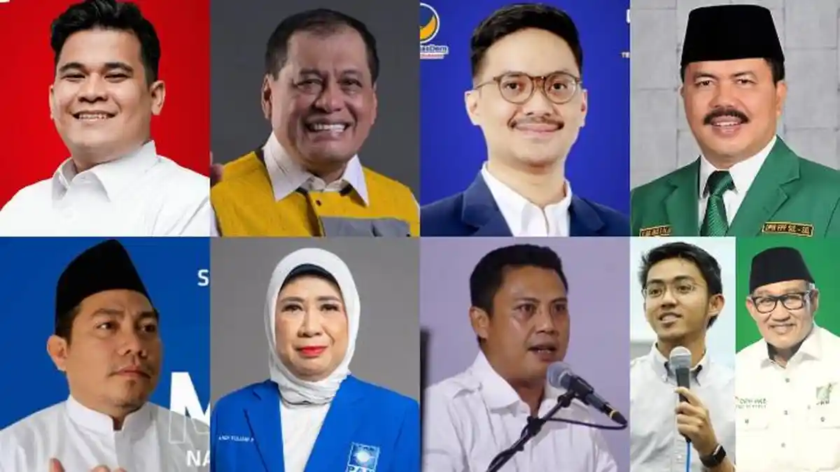Daftar 9 Caleg Lolos DPR RI Dapil Sulsel II: Gerindra 2 Kursi, PKB Salip Supriansa Kursi Terakhir