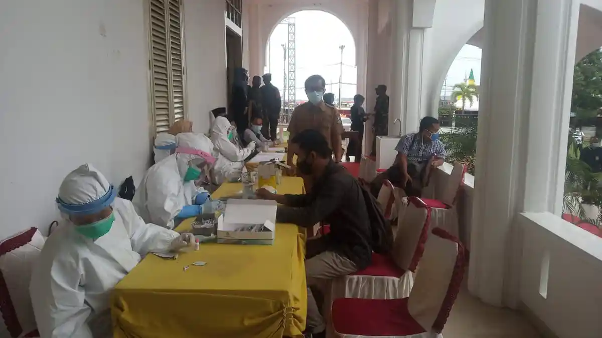 Pelantikan Rahma Jadi Wali Kota Tanjungpinang, Seluruh Tamu Wajib Rapid Test