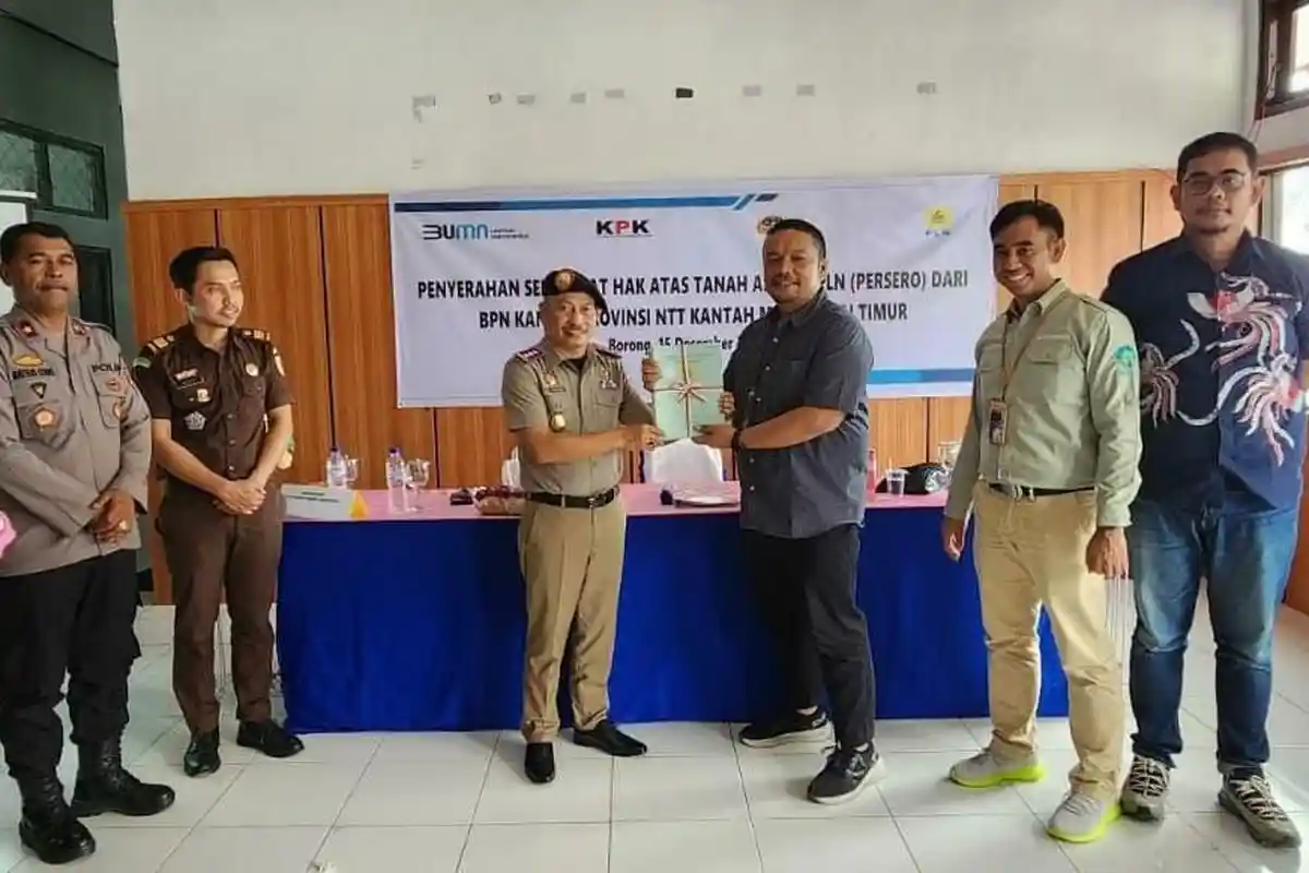 PLN - BPN Amankan Aset Tanah di NTT Senilai Rp 141 Miliar