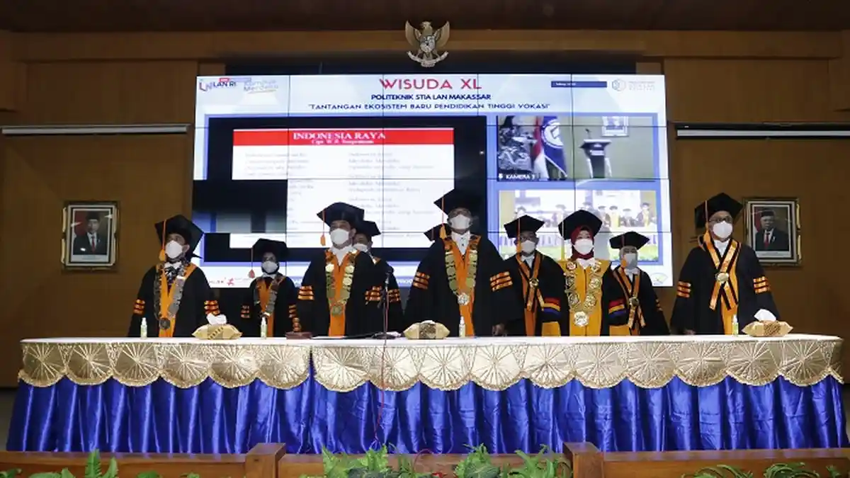 Politeknik STIA LAN Cetak 153 Wisudawan, Prof Amir Ingatkan Gelar Dijaga dengan Perilaku & Kinerja