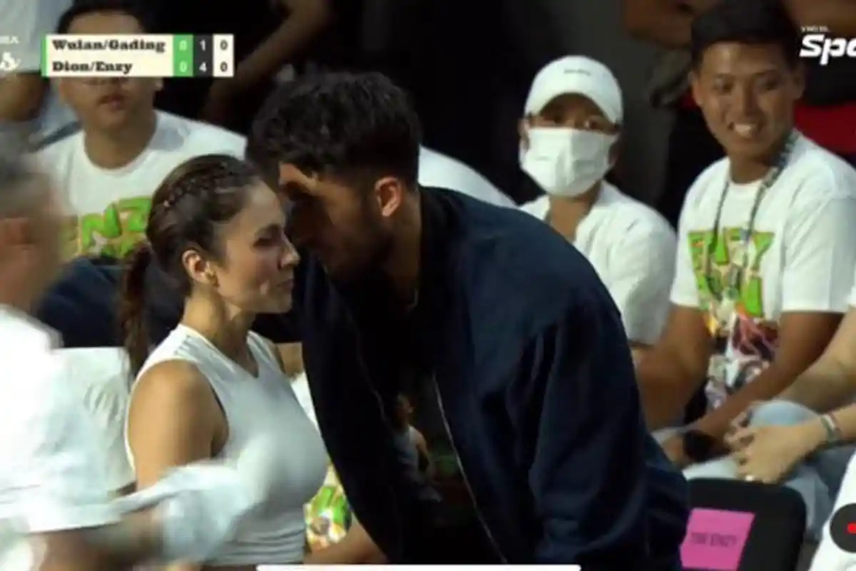 3 Momen Kebersamaan Sabda Ahessa dan Wulan Guritno, Beri Arahan Saat Pertandingan Tennis