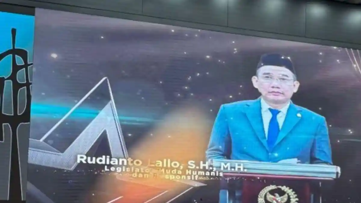 Rudianto Lallo Dinobatkan Legislator Muda Paling Humanis di KWP Award 2026