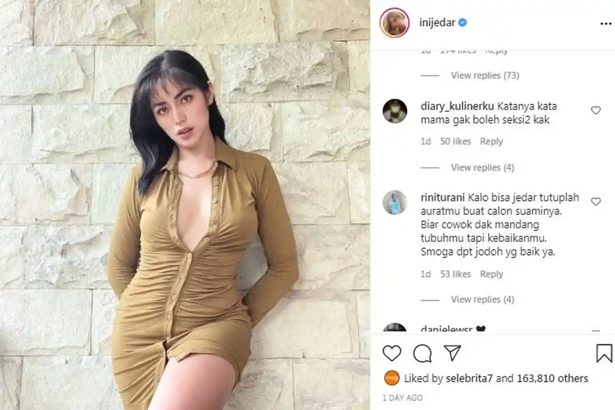 Cantiknya Pose Jessica Iskandar Lepas Kancing Baju, Postingan Jedar dengan Vincent Verhaag Disorot