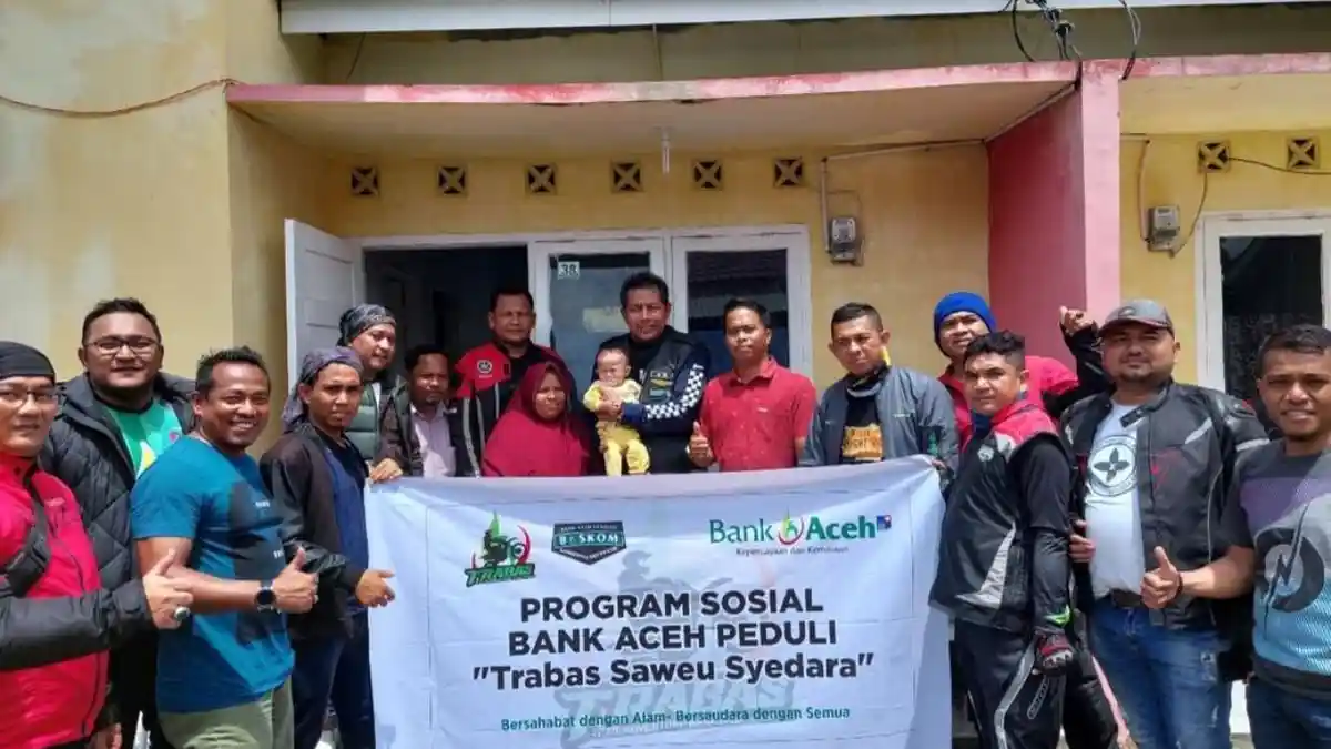 Bank Aceh Saweu Syedara Bantu Bayi Bocor Jantung.di Aceh Jaya