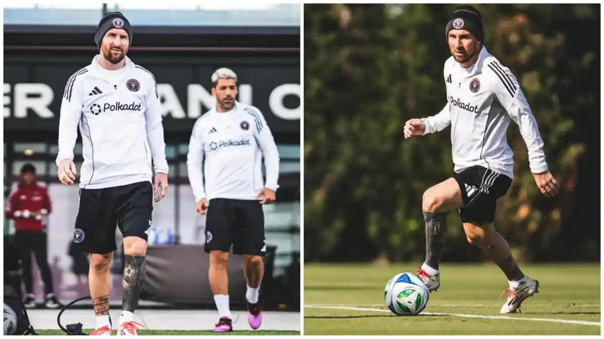 Lionel Messi Pamer Style Kece di Latihan Perdana Inter Miami