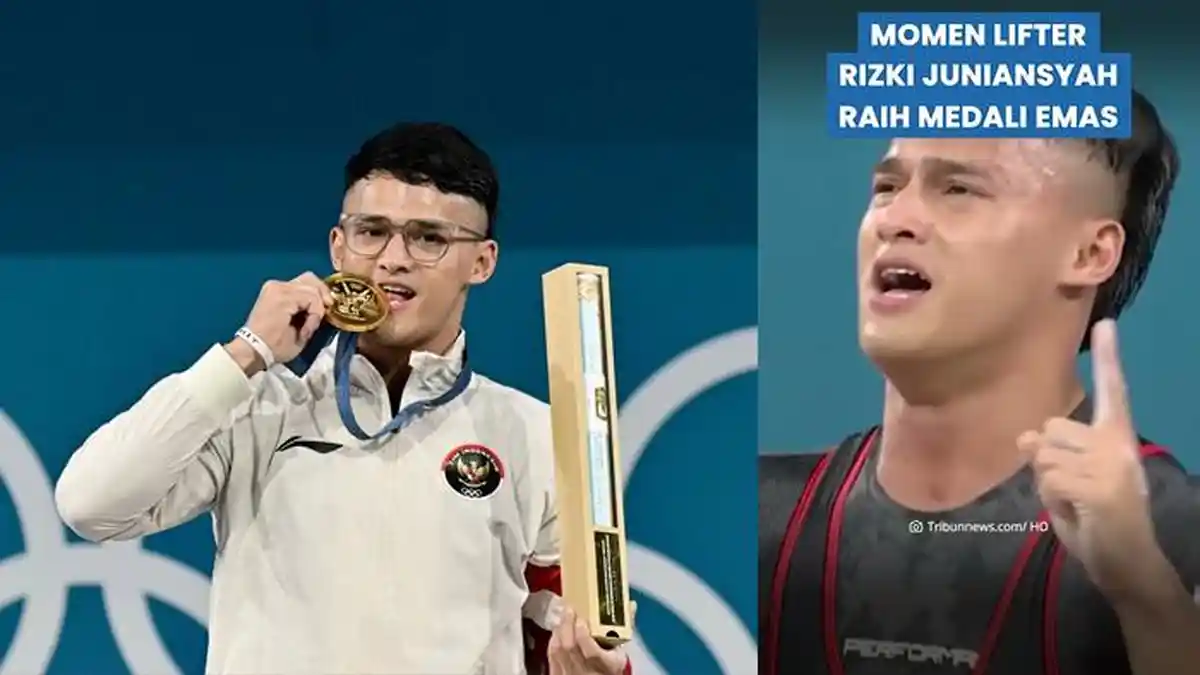 Cerita Rizki Juniansyah Atlet Angkat Besi Juara Olimpiade Paris 2024 ...