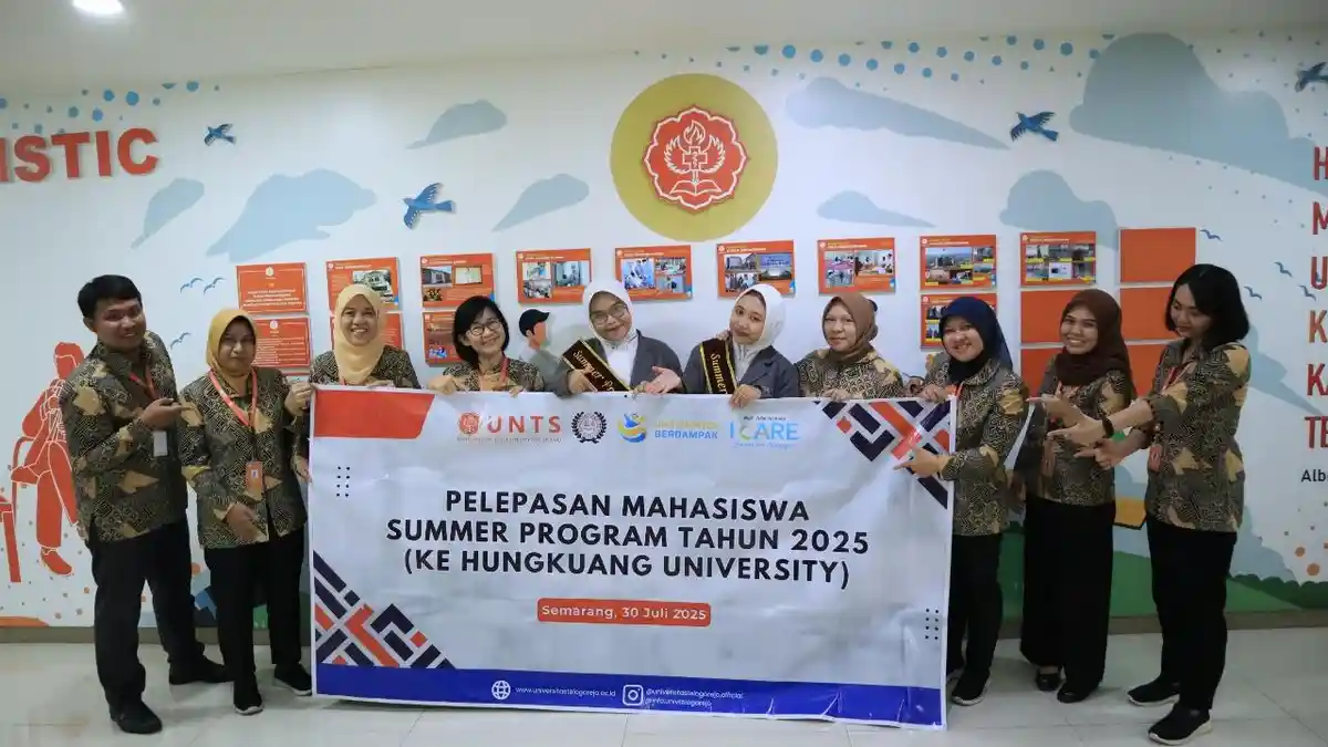 Dua Mahasiswa Universitas Telogorejo Semarang Ikuti Summer Program di Hungkuang University Taiwan