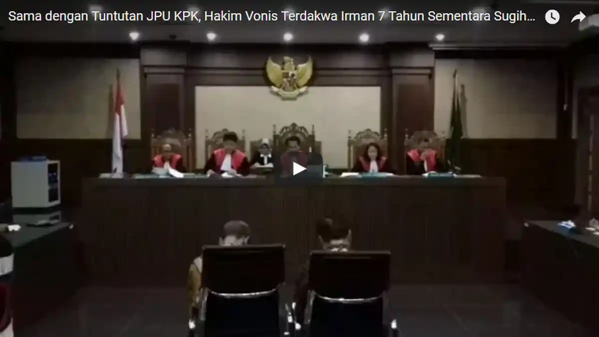 Nama Setya Novanto Hilang dalam Vonis Irman dan Sugiharto