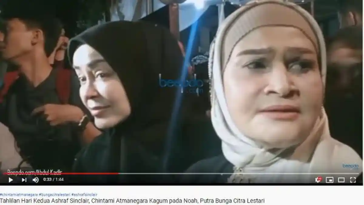 Ikut Tahlilan Ashraf Sinclair, Chintami Kagum pada Noah Putra BCL: Keadaan Nangis Tetap Doa Terus