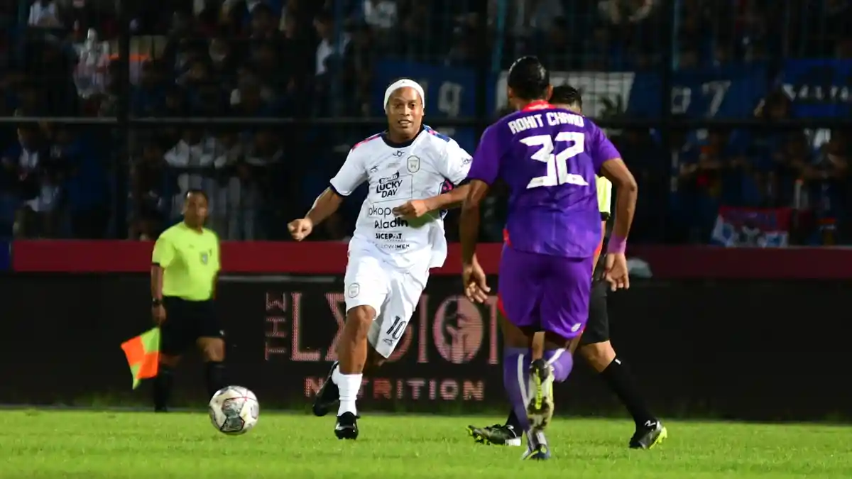 Hasil RANS Nusantara Vs Persik Kediri: Ronaldinho Unjuk Gigi, tapi Klub Raffi Ahmad Takluk 2-4