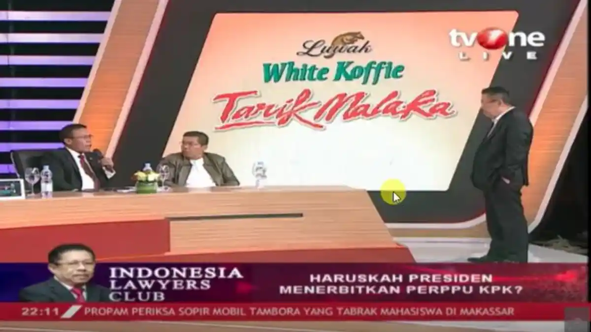 Masinton Pasaribu Sebut Perppu KPK Jebakan Batman, Karni Ilyas Minta Kejelasan sampai Beberapa Kali