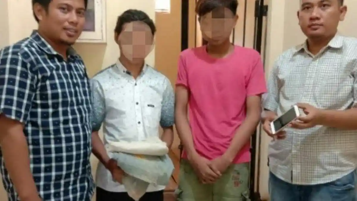 Terdesak Kebutuhan Sehari-hari, Dua Remaja di Lampung Ini Nekat Curi Celana Rekannya