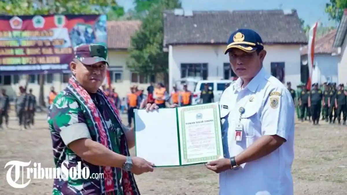 Wapub Klaten Yoga Hardaya Harapkan Sinergitas Semua Elemen Sukseskan TMMD di Desa Gununggajah Bayat