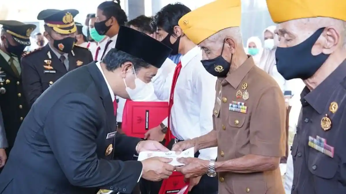 Peringatan Hari Pahlawan Kabupaten Banyuasin dimasa Pandemi Covid-19