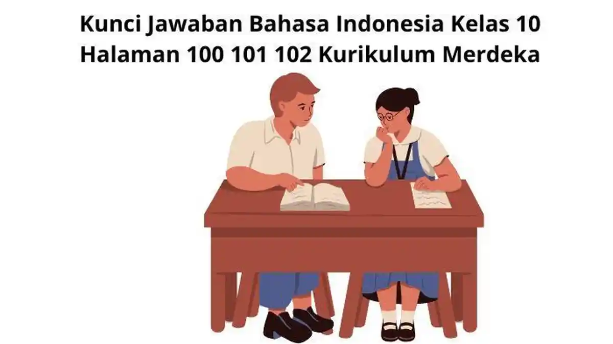 Kunci Jawaban Bahasa Indonesia Kelas 10 Halaman 100 101 102 Kurikulum Merdeka