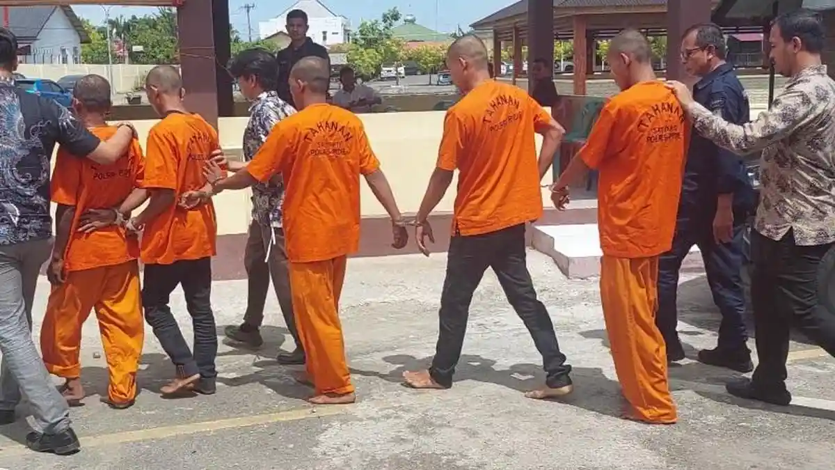 Terpidana Narkoba di Pidie 50 Orang, Termasuk Emak-emak, Pengangkut Ganja Divonis Seumur Hidup