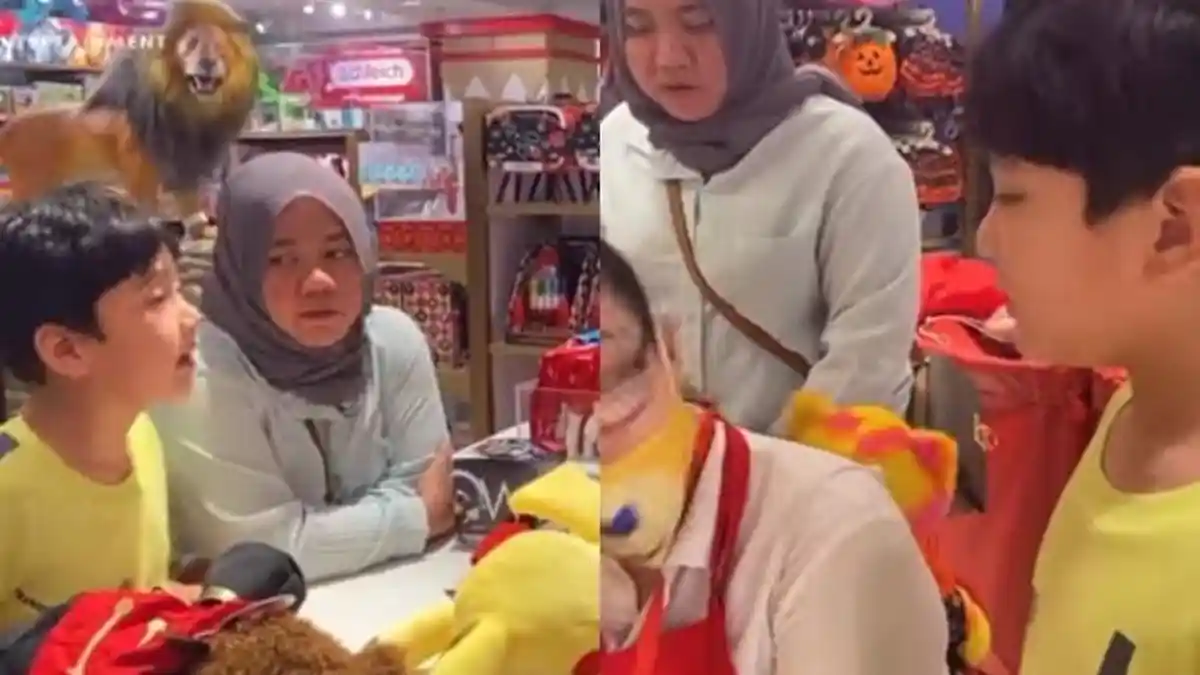 Rafathar Lancar Ngobrol Pakai Bahasa Inggris Bareng Bule, Ekspresi Mbak Lala Sampai Melongo Disorot