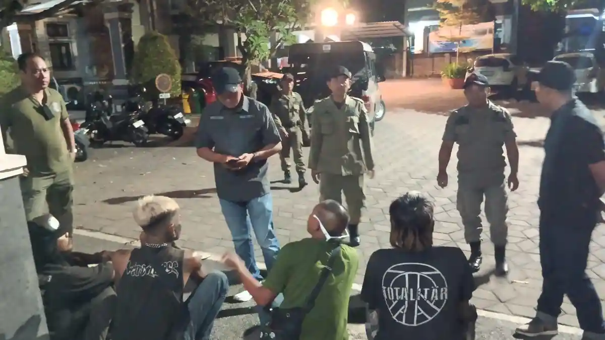 Puluhan Gepeng dan Anak Punk Diamankan Satpol PP Badung, Sebagaian Besar Wajah Lama