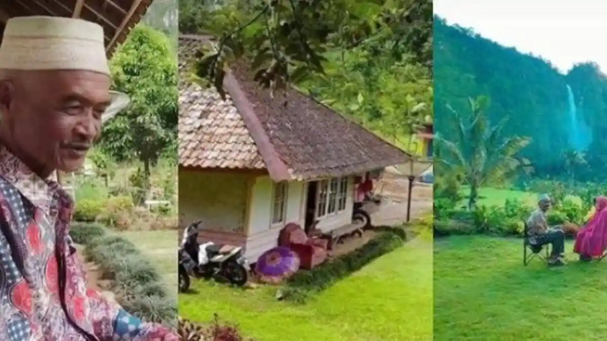 Alasan Abah Jajang, Pemilik Rumah Punya Pemandangan Air Terjun, Ogah Jual Meski Ditawar 2 Miliar