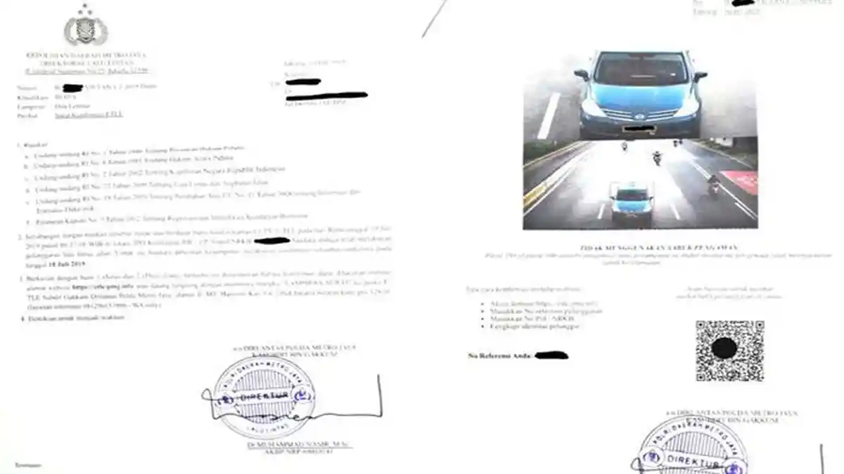 Cara Bayar dan Jenis Pelanggaran Berkendara yang Akan Dikenakan Tilang Elektronik!