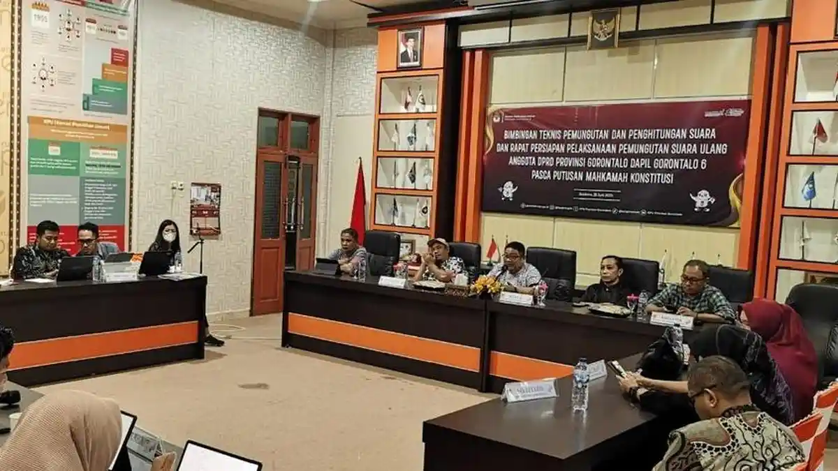 KPU Provinsi Gorontalo Pastikan Koordinasi Lancar demi Kesuksesan PSU di Kabupaten Pohuwato-Boalemo