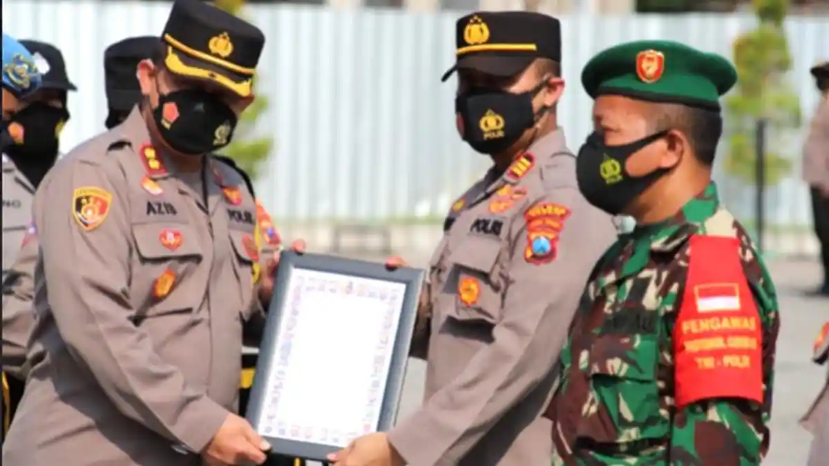 Polres Gresik Apresiasi Capaian Vaksinasi Wilayah Gresik Kota, ini Pesan Kapolres Nur Azis