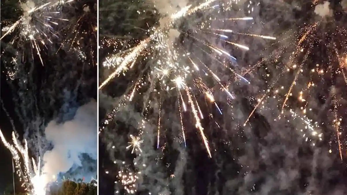 Pesta Kembang Api Spektakuler, Ribuan Warga Minut Hadir, Pekan Raya Minut Viral