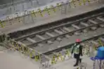 Ada Jalur Trem di Lokasi Pembangunan MRT Glodok-Kota