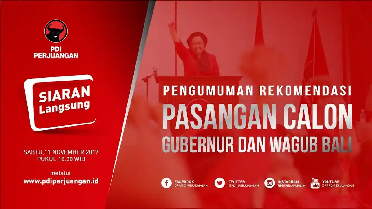 PDIP Umumkan Rekomendasi Calon Kada Hari Ini, Balon di Lampung Harap-harap Cemas