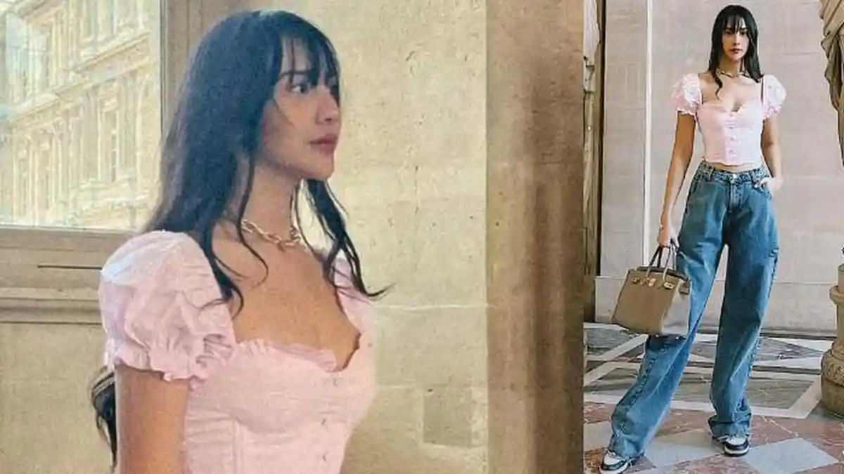 Style Anya Geraldine Ala Cewek Kue, Pakai Model Baju Bagian Dada Terbuka