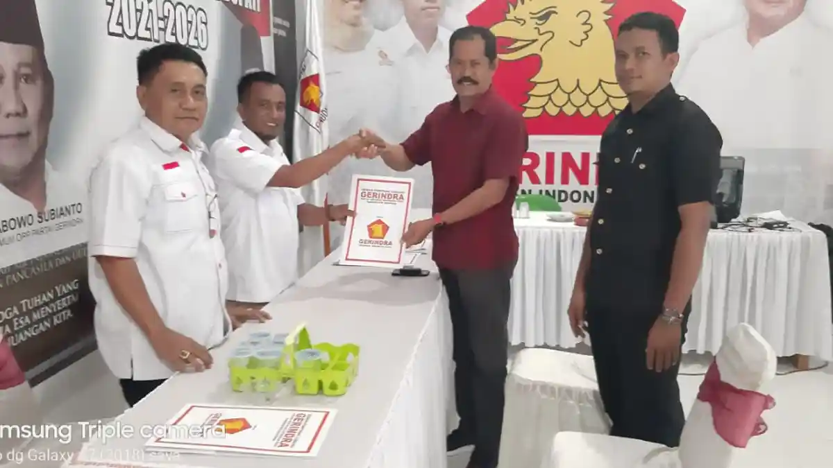 A Mapparemma Pendaftar Kedua di Partai Gerindra Soppeng