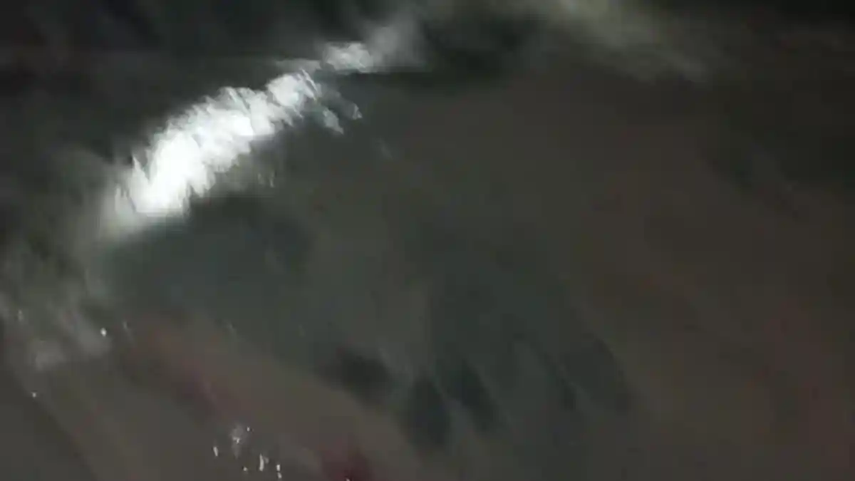 Jembatan Putus Akibat Banjir Lahar Gunung Semeru