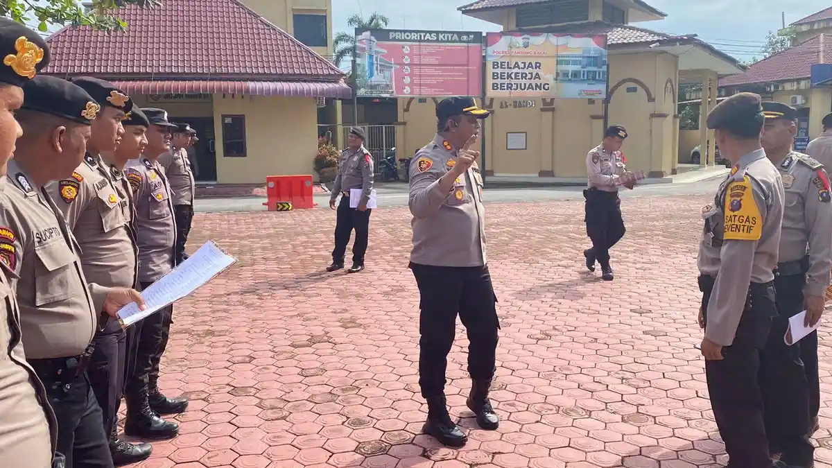 AKBP Yon Edi Winara Permantap Kemampuan Pleton Dalmas Polres Tanjungbalai