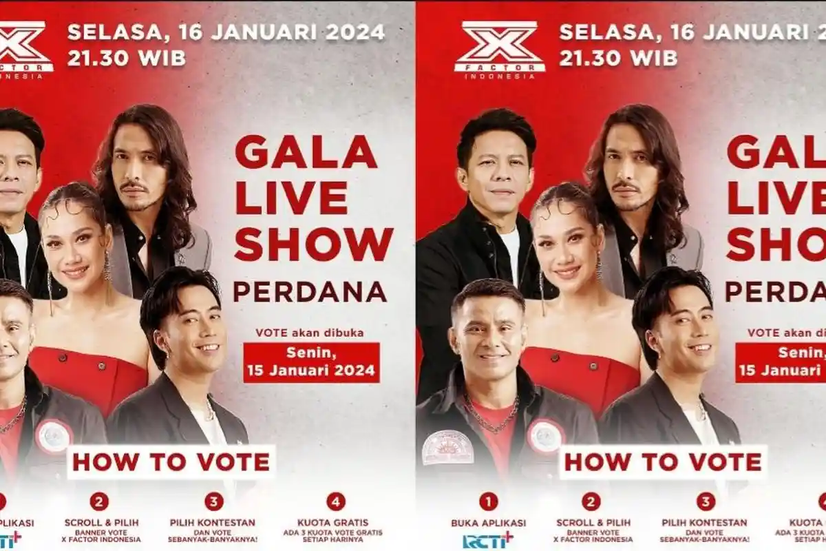Begini Cara Vote X Factor Indonesia 2024 Dibuka Hari Ini, Gala Live Show Mulai Besok