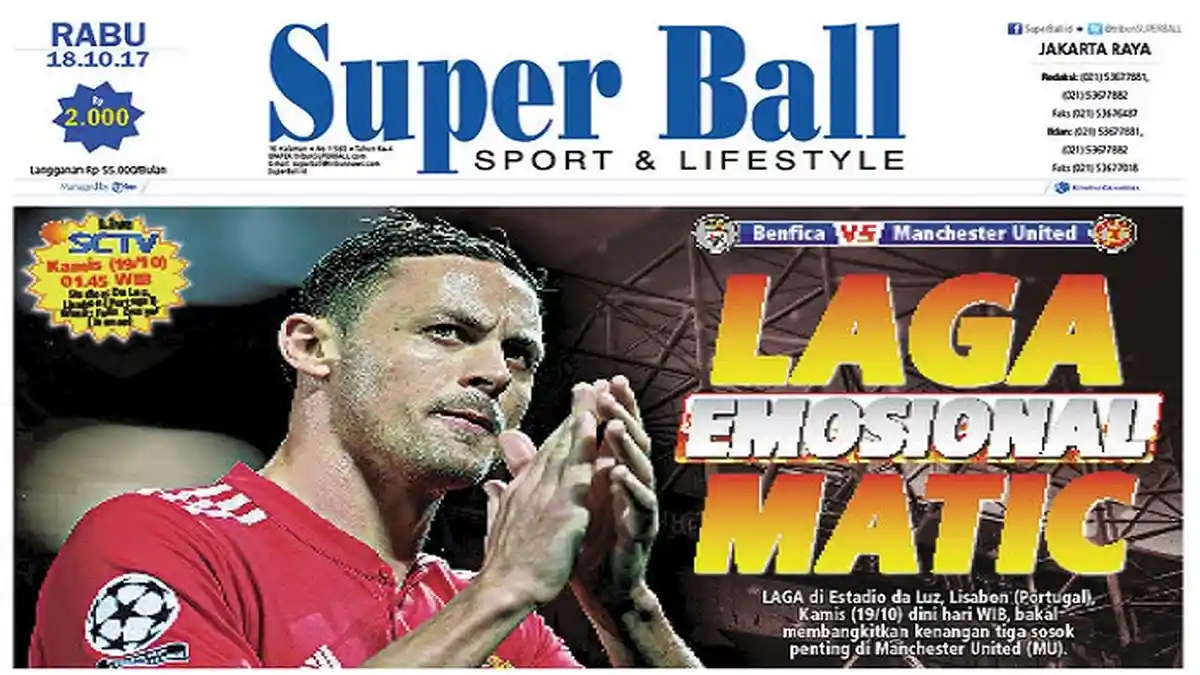 Pertemuan dengan Benfica Bangkitkan Kenangan Nemanja Matic