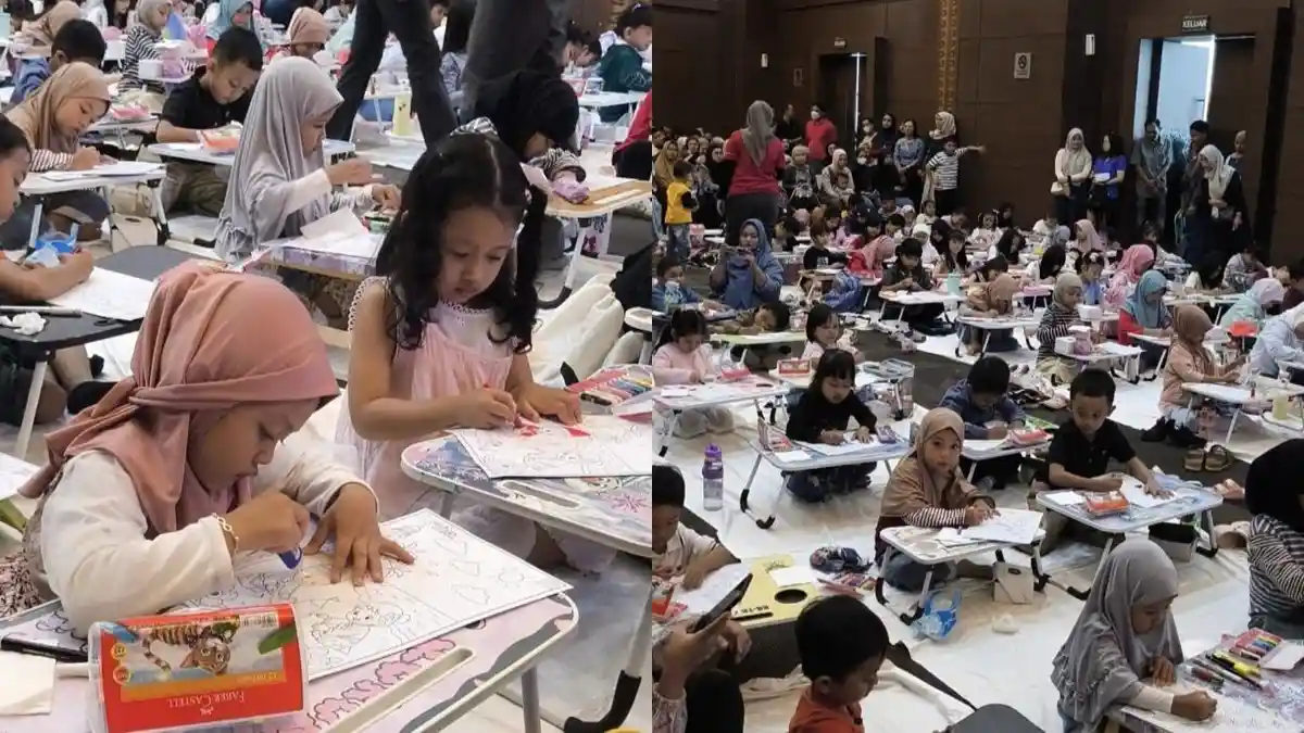 Dari TK hingga SD, 180 Anak Adu Kreativitas di Santika Warna Nusantara ...