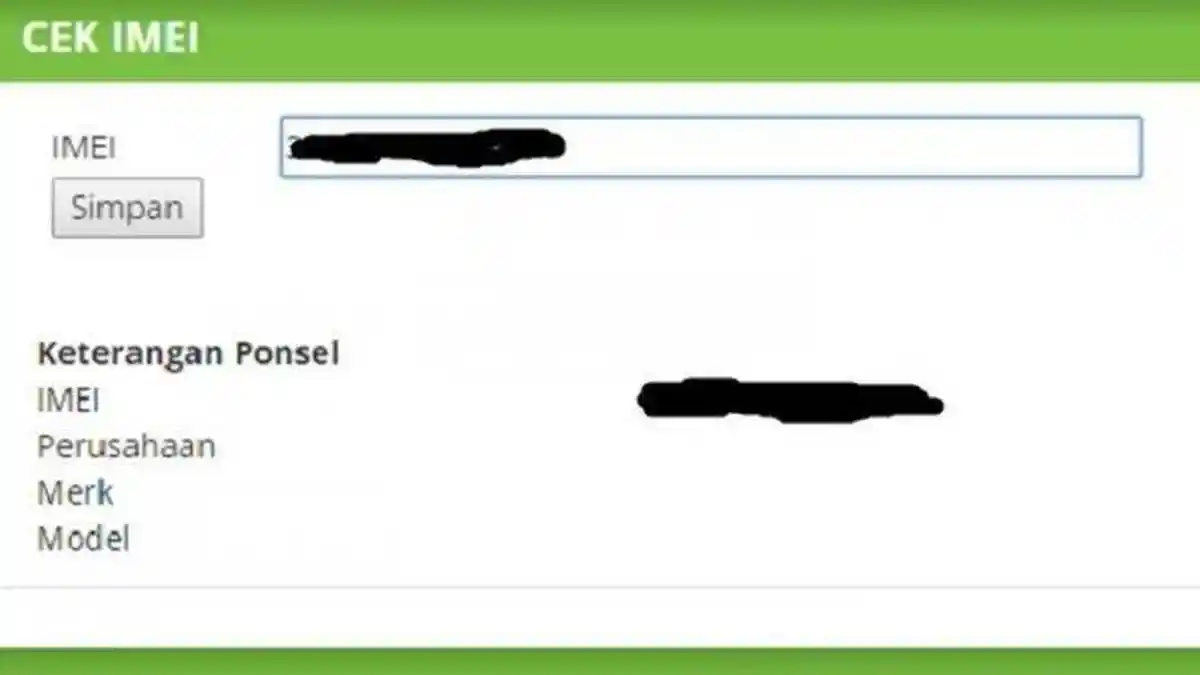 TUTORIAL Cek IMEI Ponsel di kemenperin.go.id/imei, Awas Diblokir per Agustus 2019 Jika Tak Terdaftar