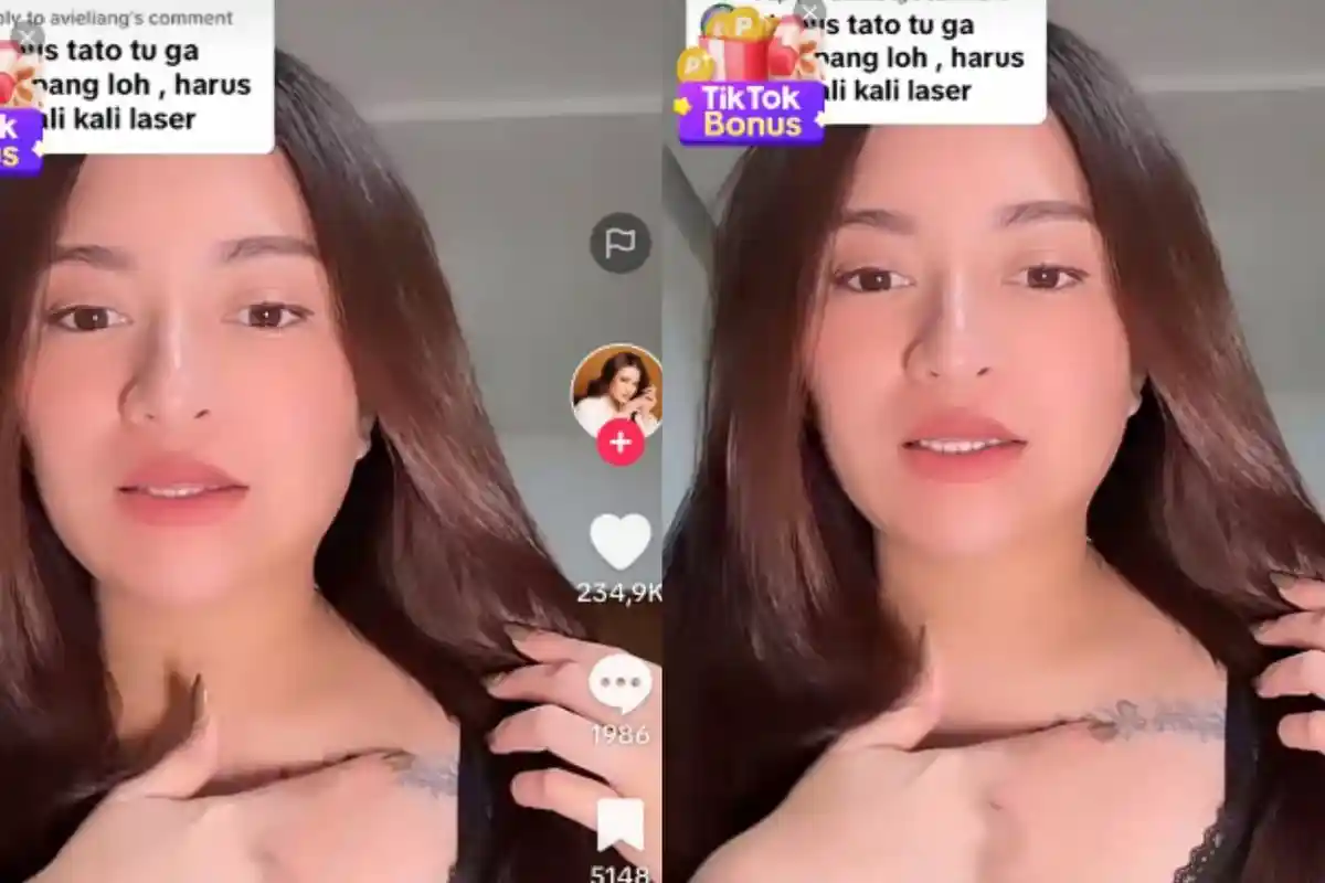 Nathalie Holscher Pamer Tato Dekat Bagian Dada Usai Lepas Hijab, Warganet: Mulai Berani