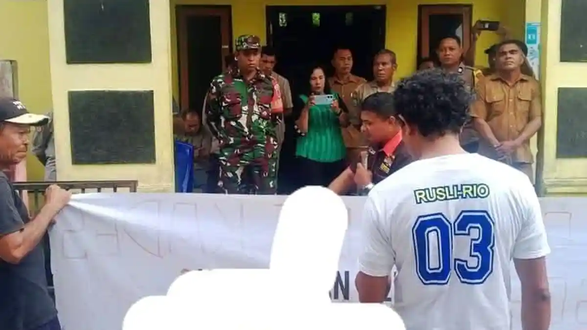Warga Tolak Pj Kepala Desa Sopi Majiko Esna M Puni di Morotai Lantaran Diduga Poligami