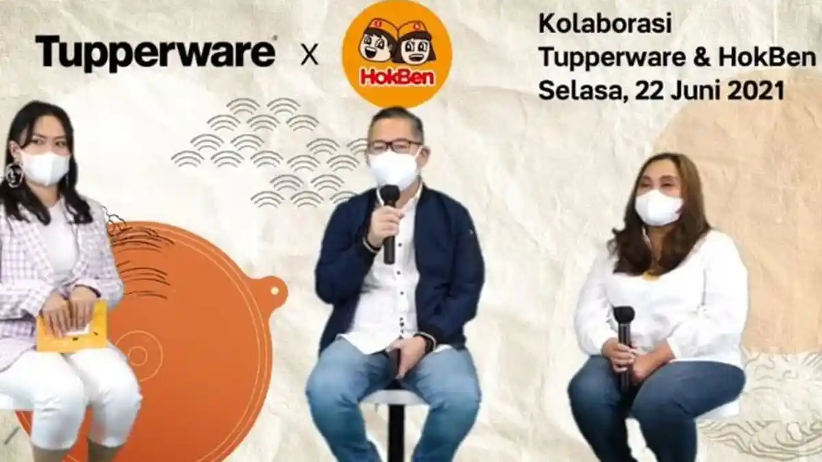 Tupperware dan HokBen Berkolaborasi Ajak Masyarakat Kurangi Kemasan Plastik Sekali Pakai