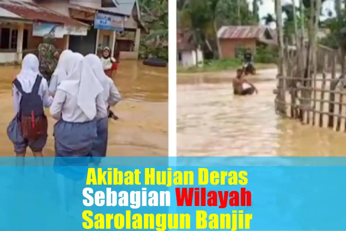 Air Sungai Meluap, 500 Rumah di Kecamatan Limun Sarolangun Terendam Banjir, Warga Mulai Mengungsi